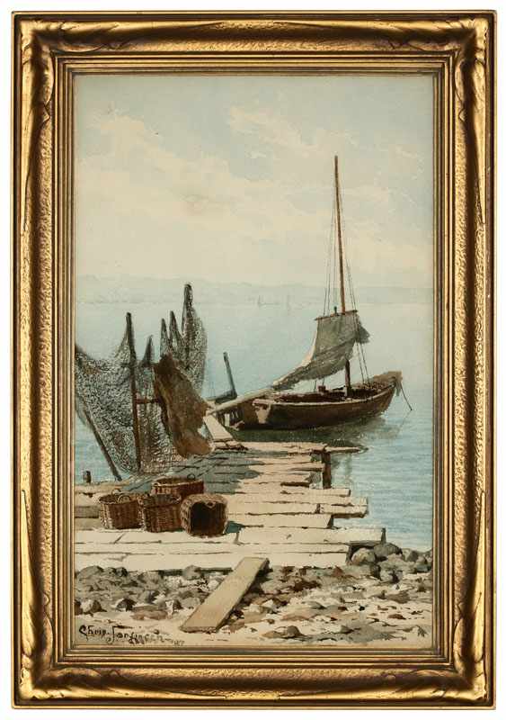 Appraisal: Christian A Jorgensen - Piedmont CA China Camp Boats at