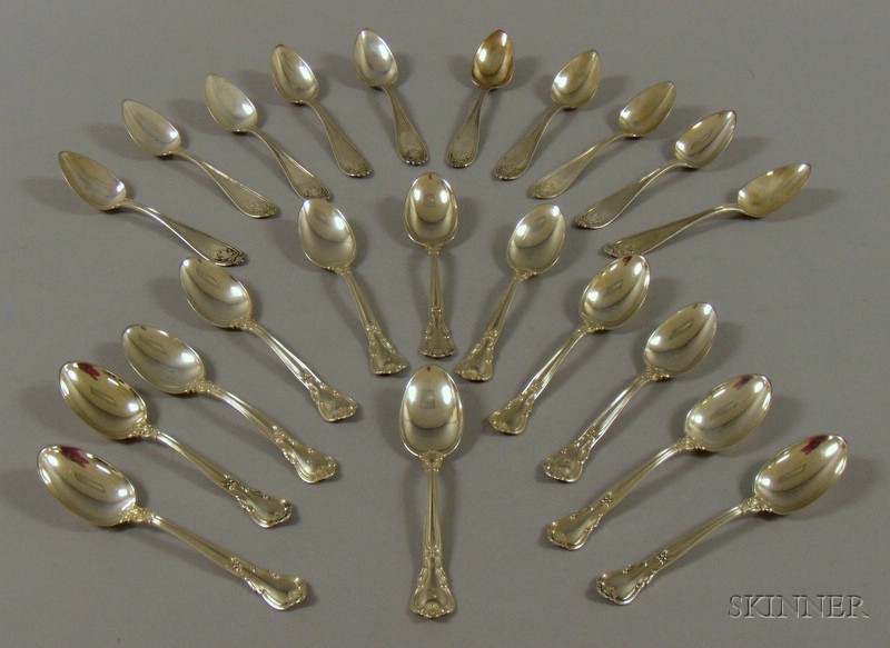 Appraisal: Two Sets of Gorham Silver Spoons a set of ten