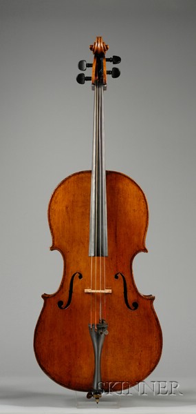 Appraisal: Violoncello Attributed to Domenico Rossi labeled JOSEPH ODOARDI FILIUS ANTONII