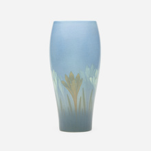 Appraisal: Harriet Elizabeth Wilcox for Rookwood Pottery VELLUM VASE WITH CROCUSES