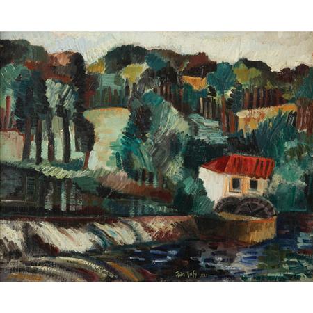 Appraisal: Jean Dufy French - Moulin a Aubes Limousin Estimate -