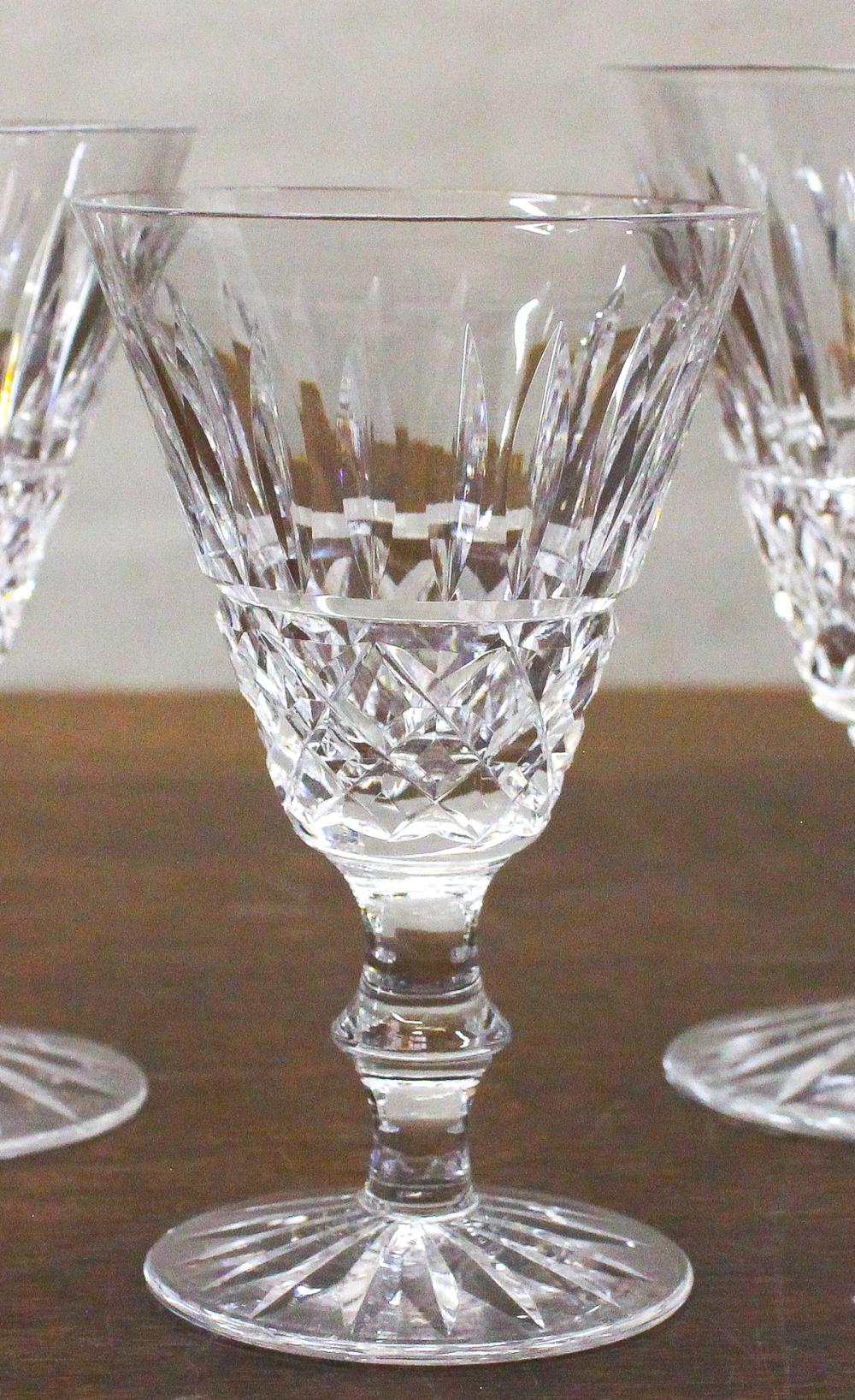 Appraisal: SET OF TWELVE WATERFORD TRAMORE CUT CRYSTAL WHITE WINES Heights