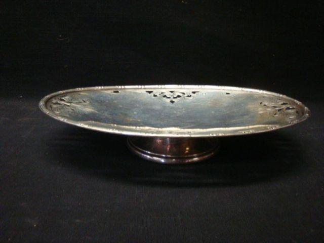 Appraisal: Tiffany Co Sterling Footed Bowl Baskets Silverplated Monogrammed Salts From