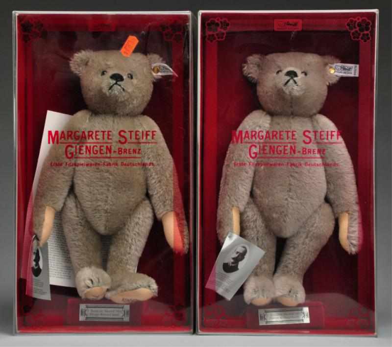 Appraisal: Lot of Richard Steiff Teddy Bears In Box Description Limited