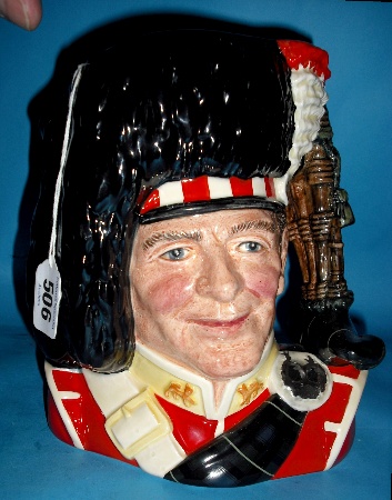 Appraisal: Royal Doulton Large Character Jug The Piper D limited edition