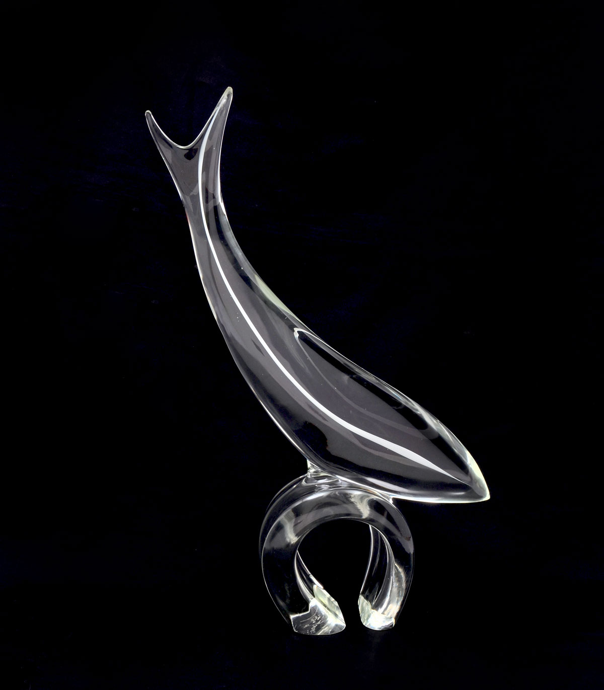 Appraisal: LARGE MID-CENTURY LICIO ZANETTI MURANO FISH Large mid-century modern art