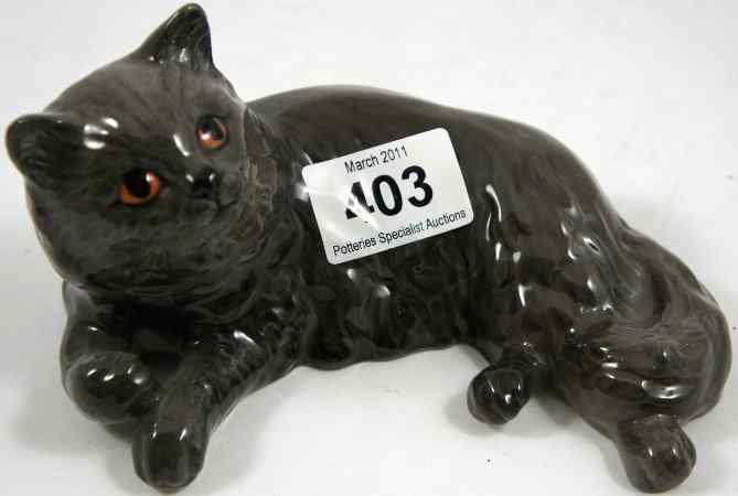 Appraisal: Beswick Persian Cat Lying Model in British Blue