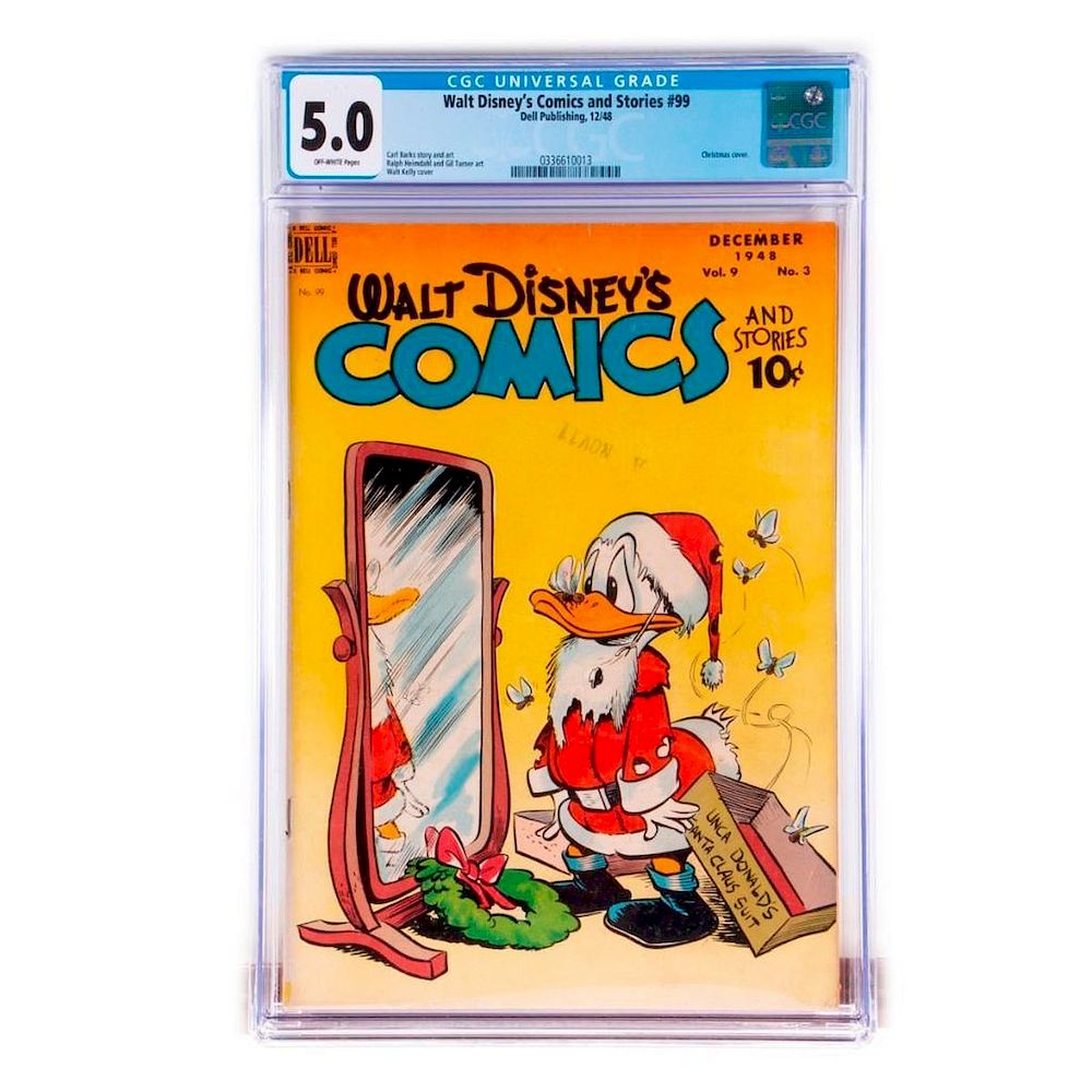 Appraisal: Walt Disney's Comics CGC Universal Grade Dell Issue Art by