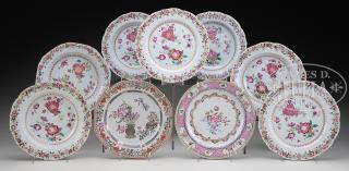 Appraisal: LOT OF EXPORT PORCELAIN China th century Lot consists of