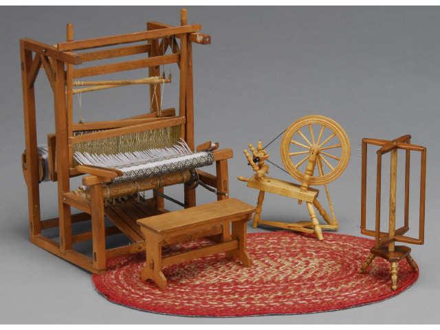 Appraisal: Oldham Studio Four-Harness Loom MN A working four-harness floor loom