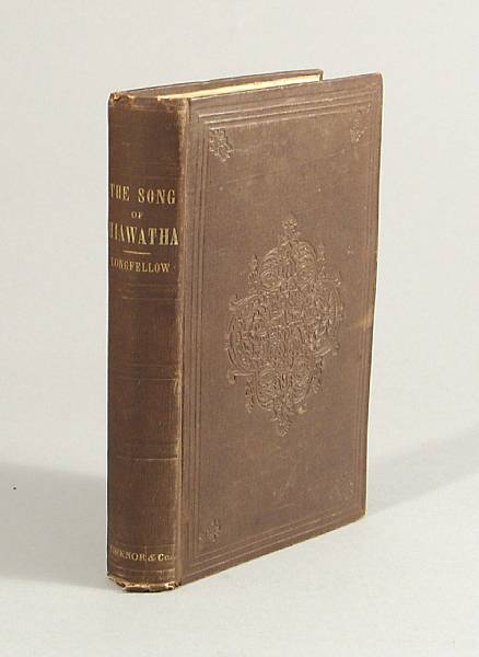 Appraisal: LONGFELLOW HENRY WADSWORTH The Song of Hiawatha Boston Ticknor and