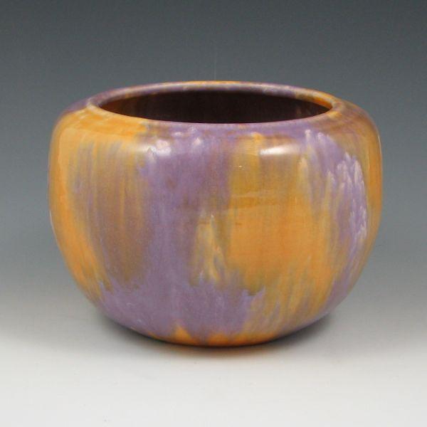 Appraisal: Roseville Imperial II - vase in purple and yellow Unmarked