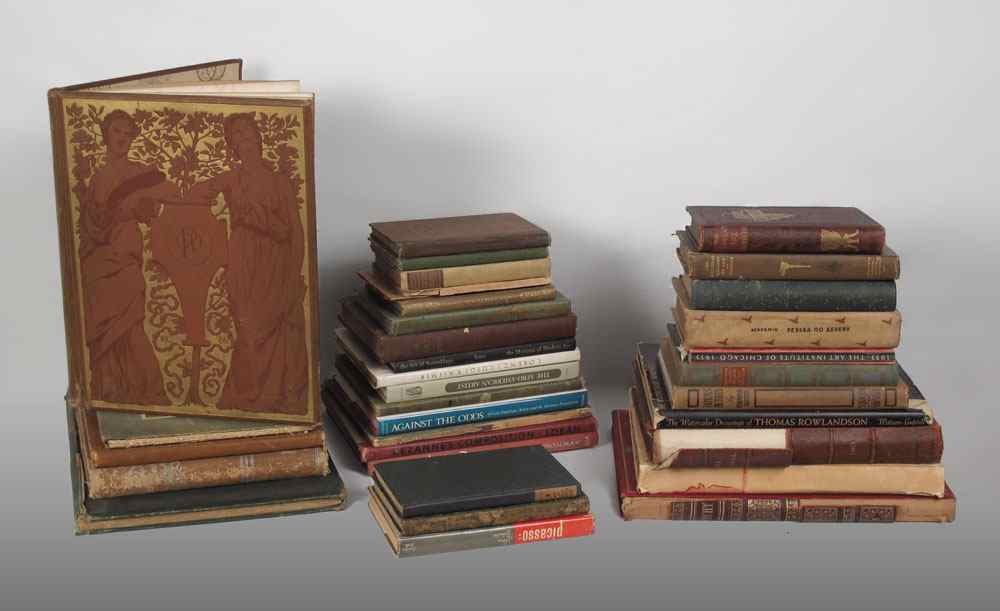 Appraisal: COLLECTION OF ANTIQUARIAN ART REFERENCE BOOKS Approx art reference books