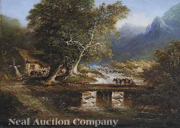 Appraisal: Attributed to Patrick Nasmyth English - Bringing in the Supplies