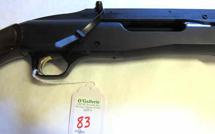 Appraisal: BROWNING ''RECOILLESS'' SINGLE BARREL BOLT ACTION SHOTGUN gauge '' trap