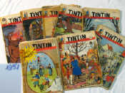 Appraisal: A quantity of TINTIN comics issues - inclusive