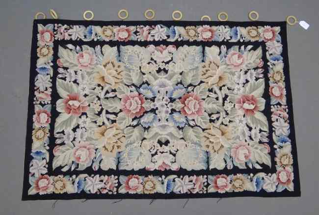 Appraisal: Aubusson wall hanging '' W '' Ht