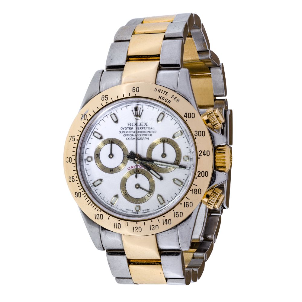 Appraisal: ROLEX DAYTONA STAINLESS STEEL COSMOGRAPH WRISTWATCHSerial D reference automatic white