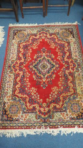 Appraisal: Belgium Rug Oriental style 'X ' machine made