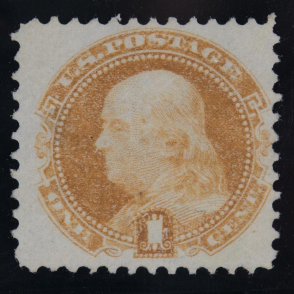 Appraisal: U S POSTAGE STAMP c buff Benjamin Franklin Scott A