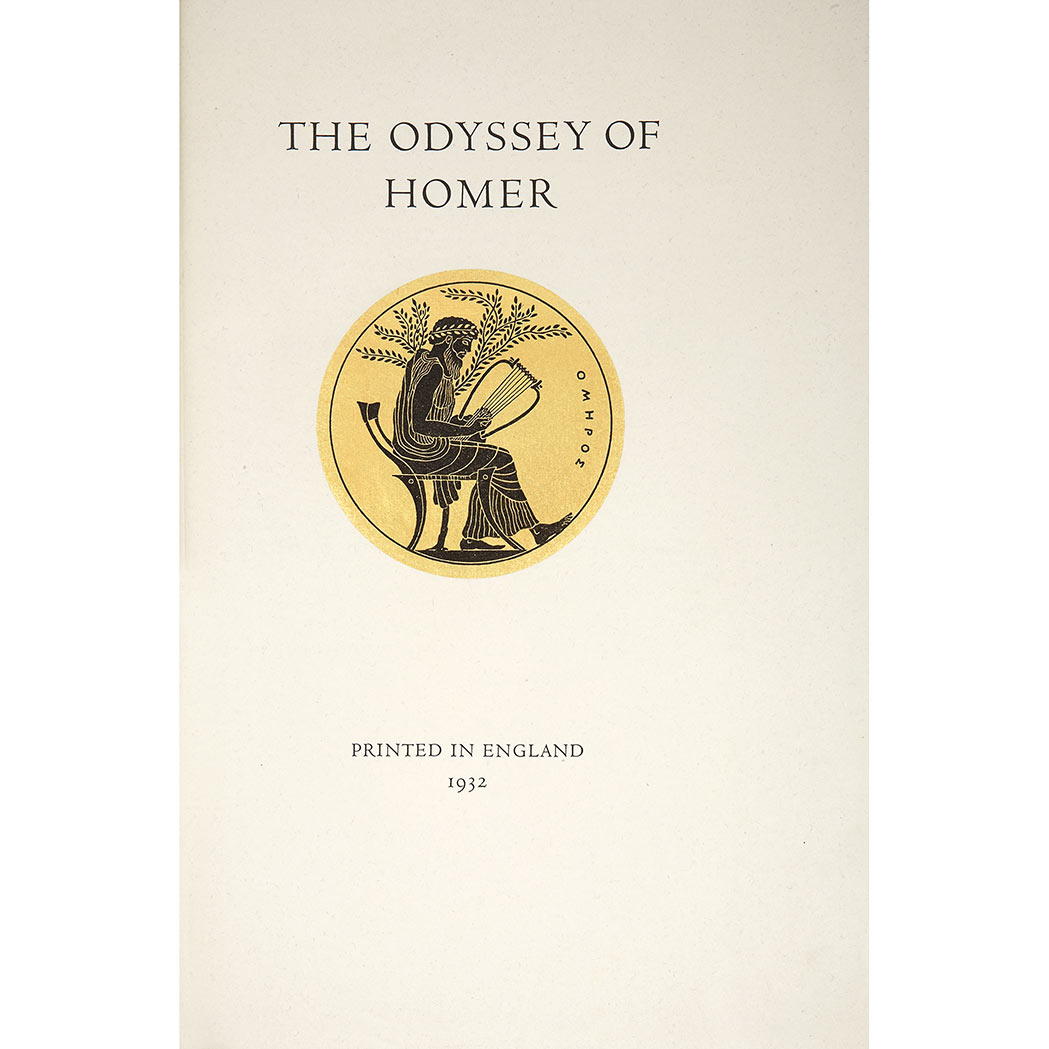 Appraisal: ROGERS BRUCE LAWRENCE T E-TRANS The Odyssey of Homer London