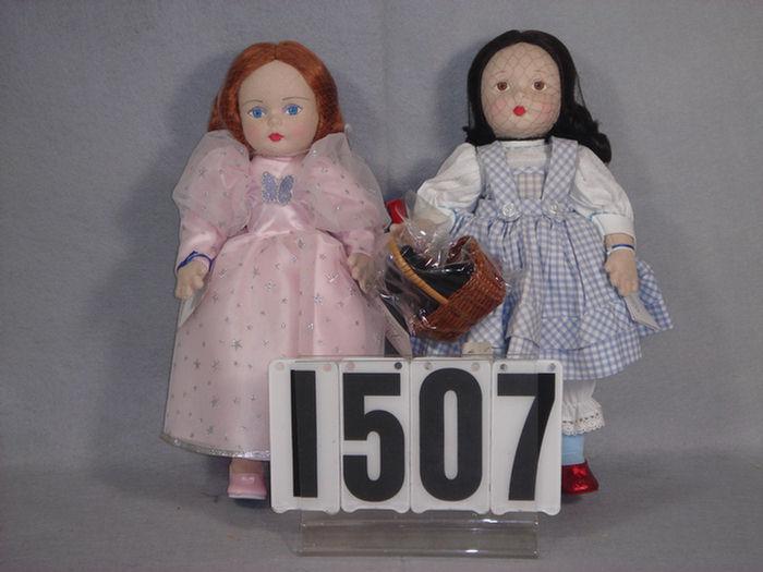 Appraisal: Lot of Wizard of Oz related Madame Alexander dolls cloth