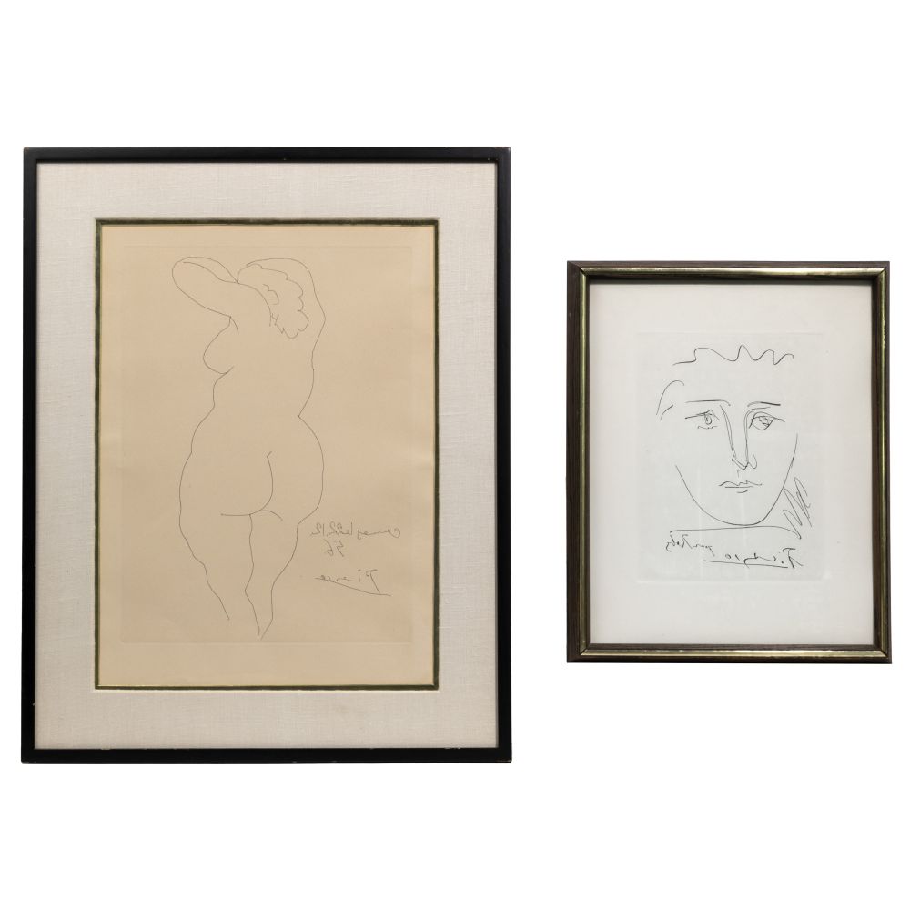 Appraisal: AFTER PABLO PICASSO SPANISH - ETCHINGS items including Pour Roby