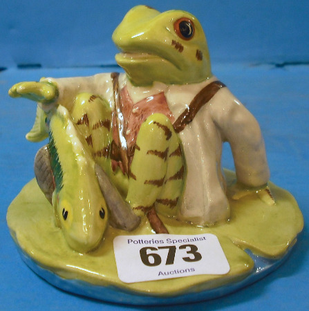 Appraisal: Beswick Beatrix Potter Figure Jeremy fisher Catches a Fish BP