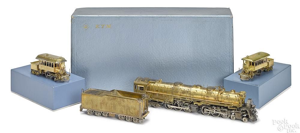 Appraisal: Max Gray HO D RGW - - - brass locomotive