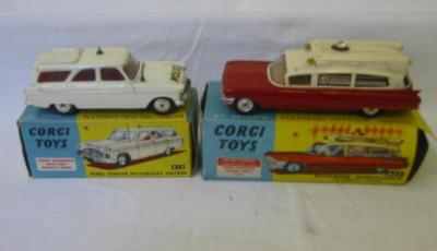 Appraisal: Ford Zephyr Motorway Patrol and Superior Ambulance boxed F