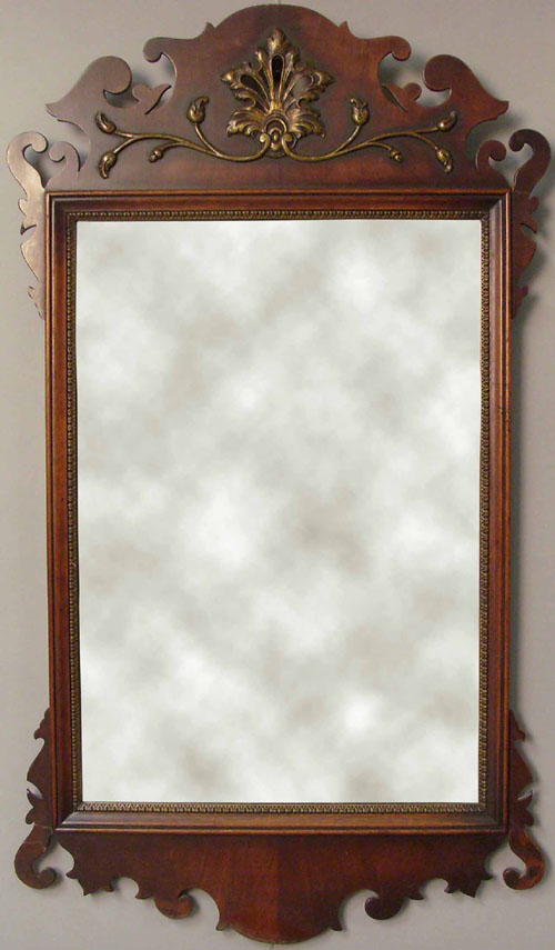 Appraisal: Chippendale style mirror by Kindel h