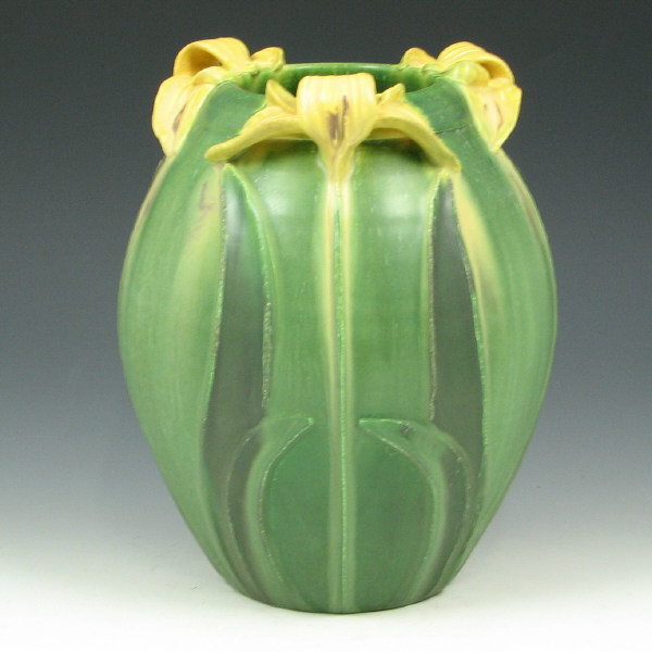 Appraisal: Ephraim Japanese Iris Vase - Mint Ephraim Japanese Iris vase