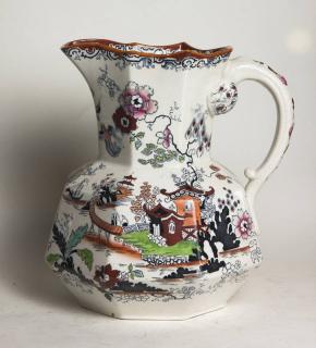 Appraisal: Mason s Ironstone Pitcher C H Oriental Theme