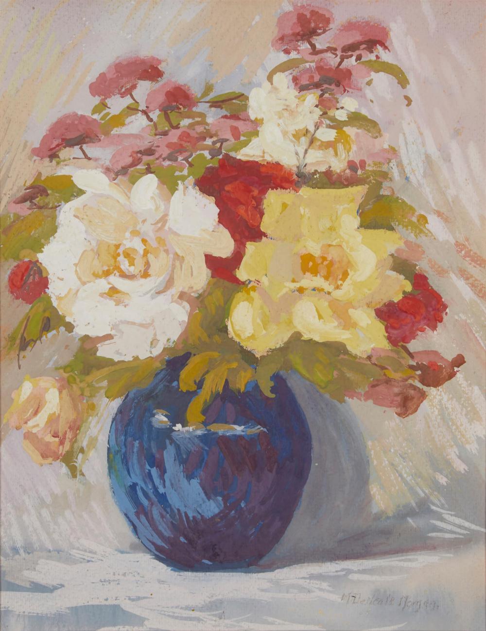 Appraisal: Mary DeNeale Morgan - Carmel CA Still life Tempera on