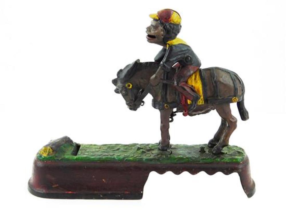 Appraisal: BLACK AMERICANA Mechanical bank I Always Did 'Spise a Mule