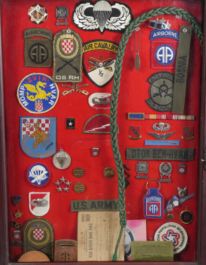 Appraisal: OTOK BEN-HVAR COLLECTION OF MILITARY MEDALS A collection of military