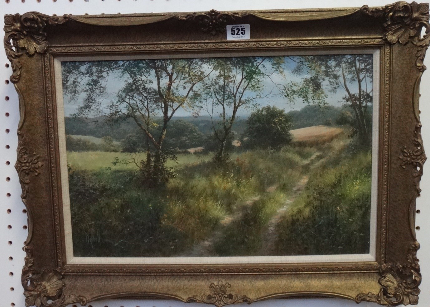 Appraisal: David Dipnall th century Sunny Sussex oil on canvas signed