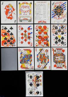 Appraisal: Elaine Lewis Coney Island Transformation Playing Cards Bradford J Title