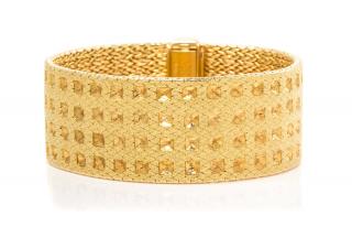 Appraisal: An Karat Yellow Gold Bracelet Cartier France Circa dwts An