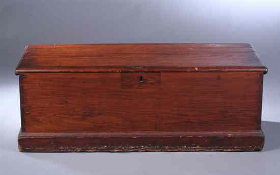 Appraisal: ENGLISH OAK BLANKET CHEST th th century Hinged flip top