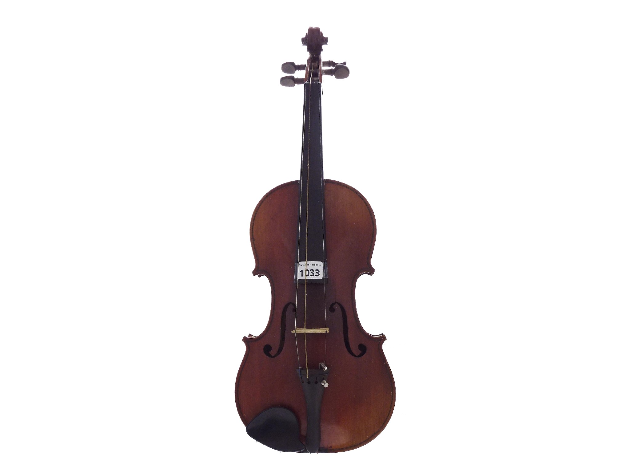 Appraisal: French Stradivarius copy violin circa cm