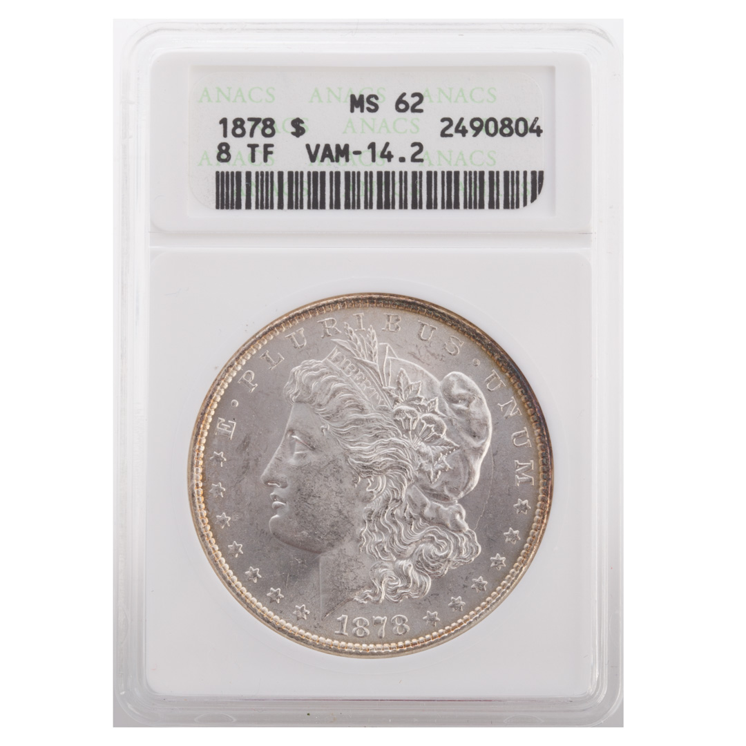 Appraisal: US TF ANACS MS VAM Morgan Dollar TF ANACS MS