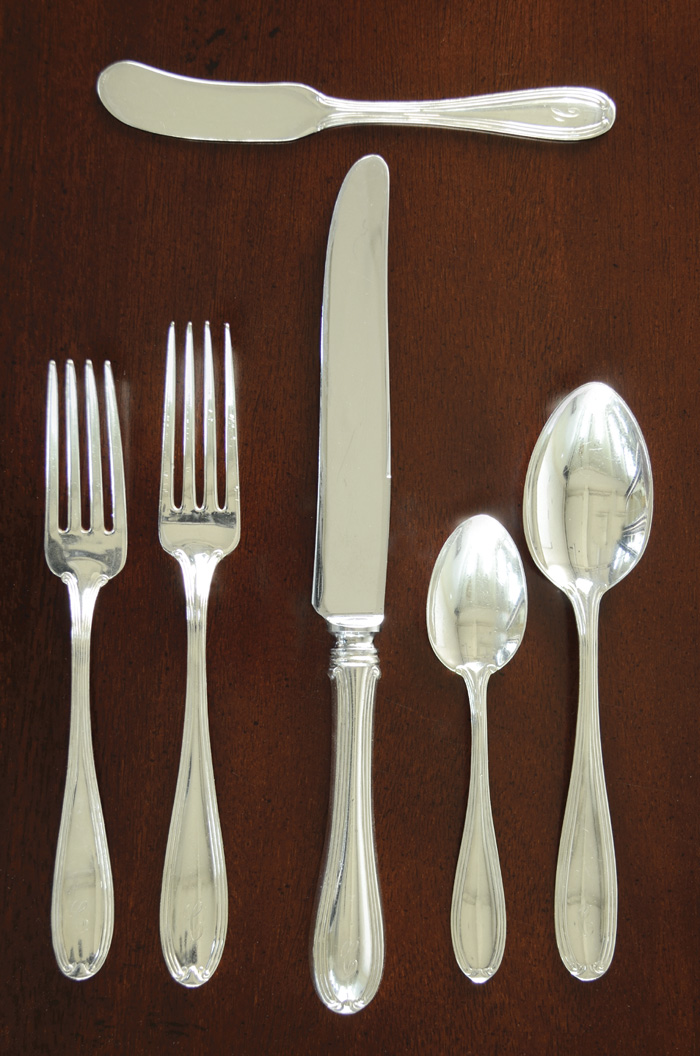 Appraisal: PIECE RODIN BROS LTD STERLING FLATWARE SET in the Stratford