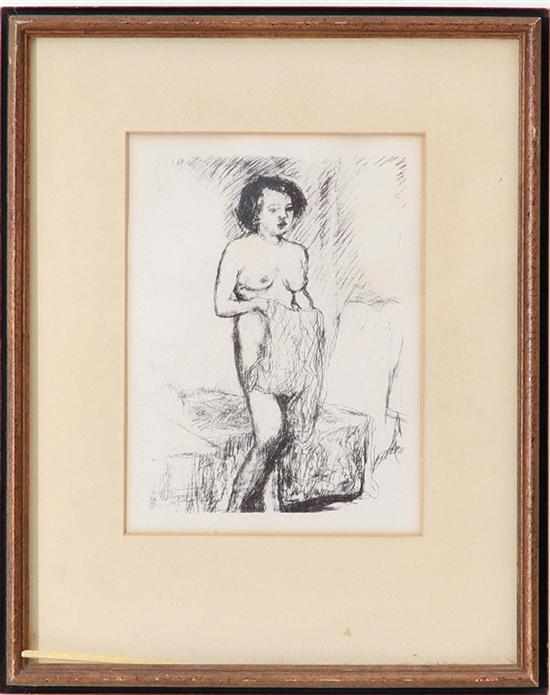 Appraisal: Pierre Bonnard attributed to French - BATH lithograph framed unsigned