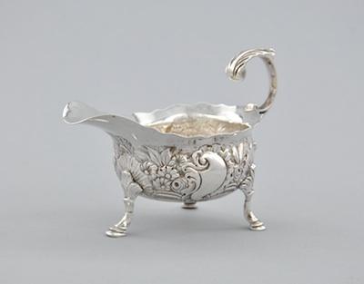 Appraisal: A Sterling Silver Sauce Boat by John Pollock ca Of