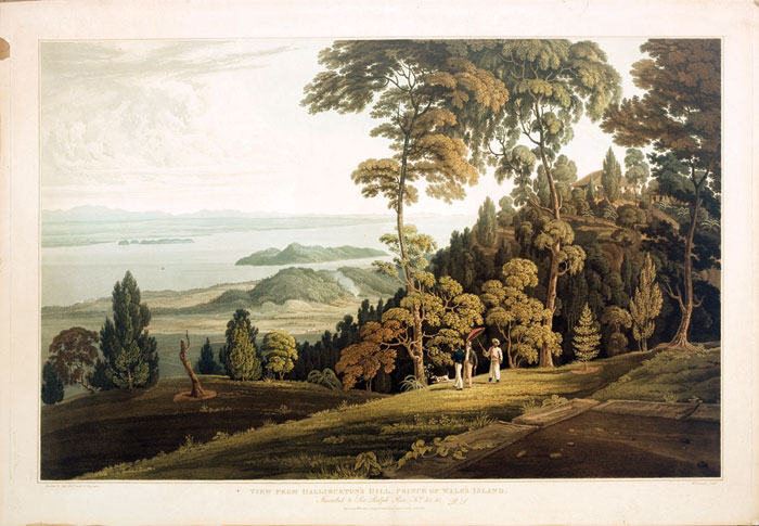 Appraisal: VIEW FROM HALLIBURTON'S HILL PRINCE OF WALE'S ISLAND PENANG Large-folio