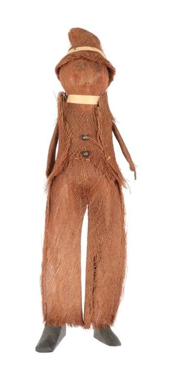 Appraisal: Old Native American Seminole doll apparently a man wearing tails