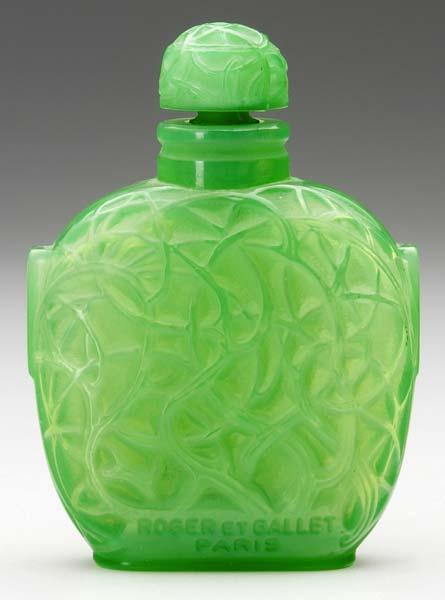 Appraisal: RENE LALIQUE Le Jade perfume bottle for Roger et Gallet