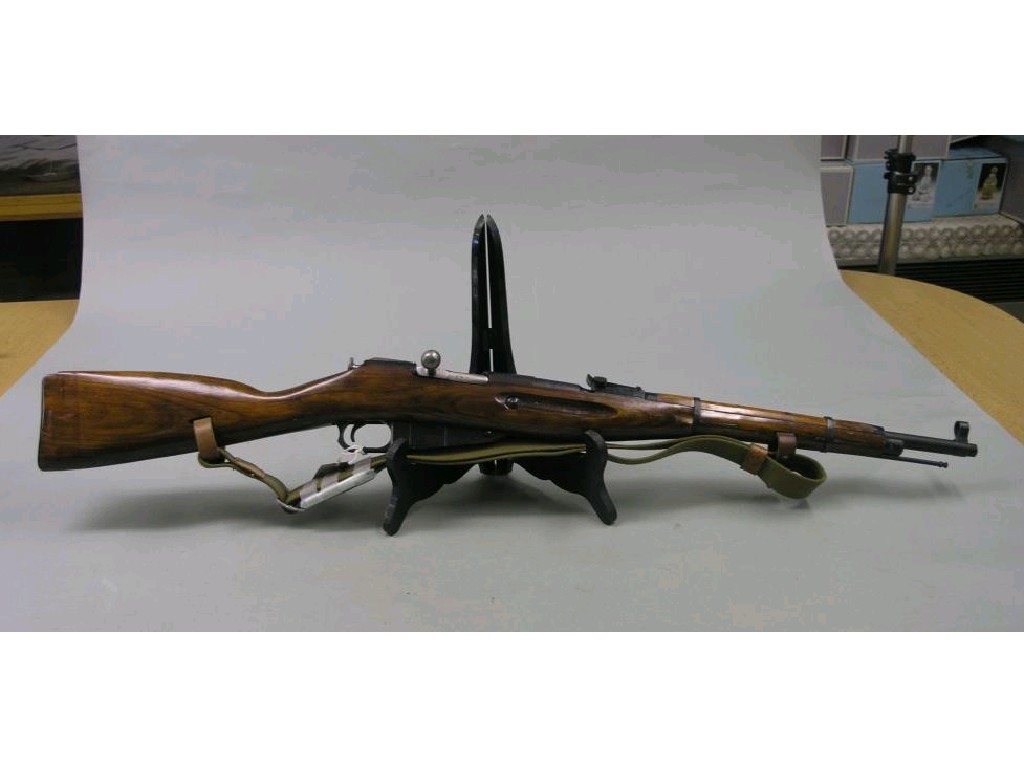 Appraisal: A Russian Moisin Nagant bolt-action rifle calibre with de-activation certificate