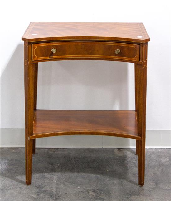 Appraisal: Sale Lot A Georgian Style Mahogany Side Table th century